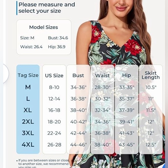 2X Women s Plus-Size Flower Printing Shaping Body One Piece Swimsuit. A544 - Picture 5 of 6